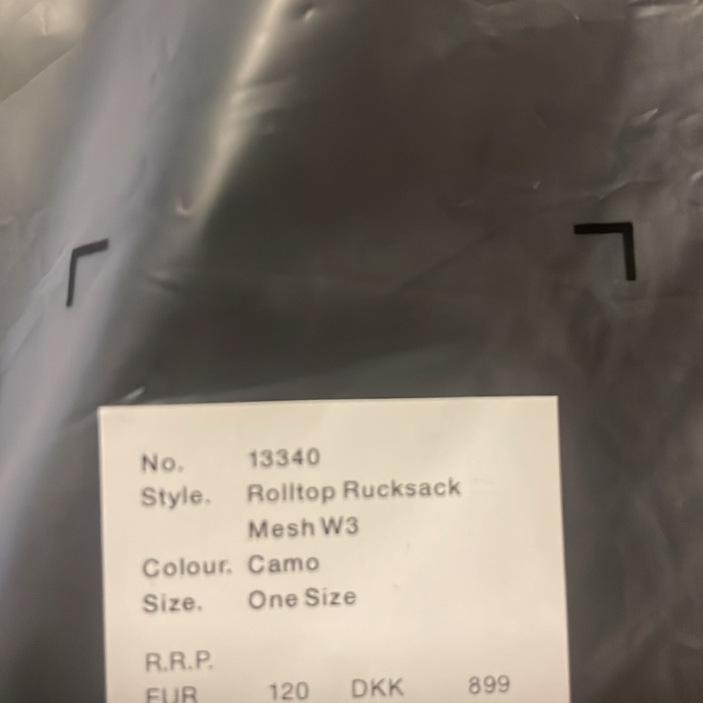 Rains Rolltop Rucksack Waterproof Backpack - Picture 5 of 6